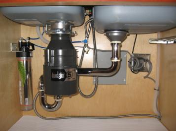 Badger 5 garbage disposal Badger 5 garbage disposal installed by a plumberi n Haltom City